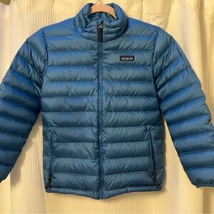 Patagonia Blue Quilted Jacket Kids M (10)